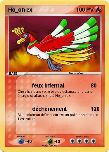 Pokemon Ho_oh ex