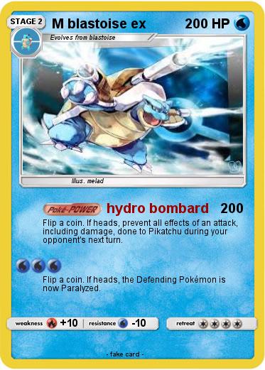 Pokemon M blastoise ex