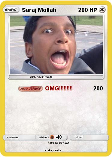Pokemon Saraj Mollah