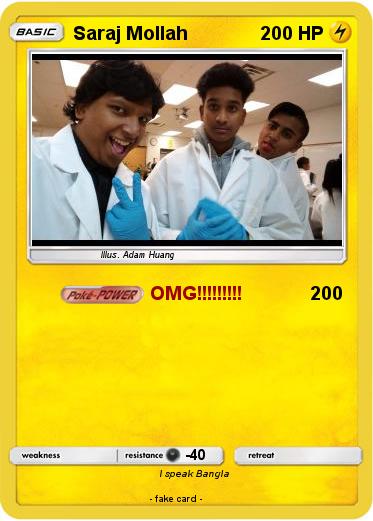 Pokemon Saraj Mollah