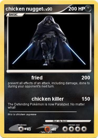 Pokemon chicken nugget