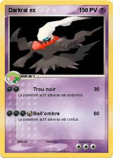 Pokemon Darkrai ex