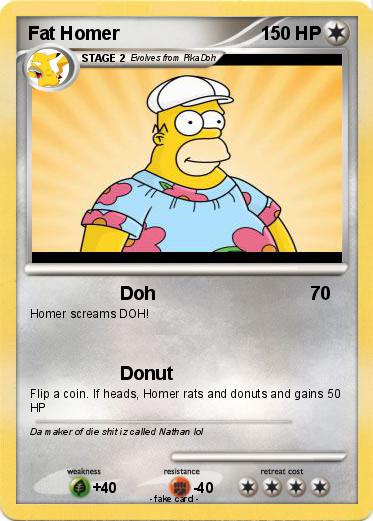 Pokemon Fat Homer