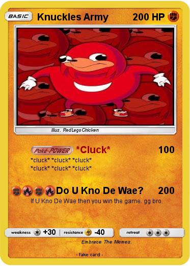 Pokemon Knuckles Army