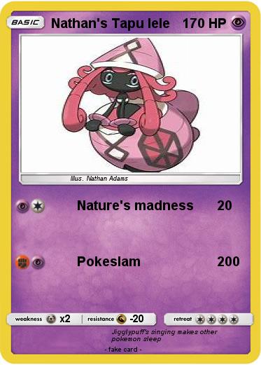 Pokemon Nathan's Tapu lele