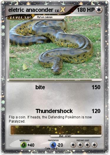 Pokemon eletric anaconder