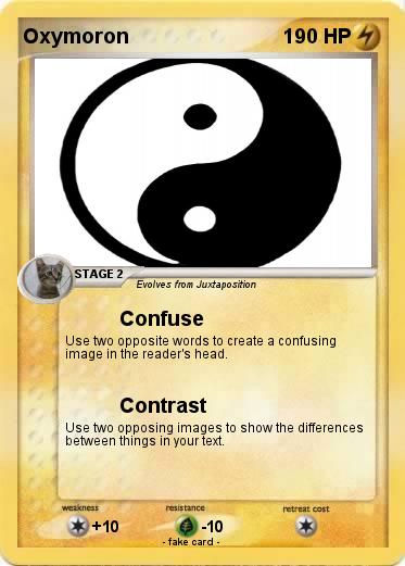Pokemon Oxymoron