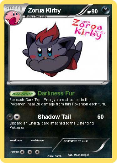 Pokemon Zorua Kirby