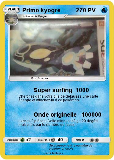 Pokemon Primo kyogre          2