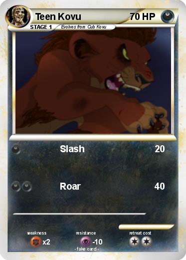 Pokemon Teen Kovu