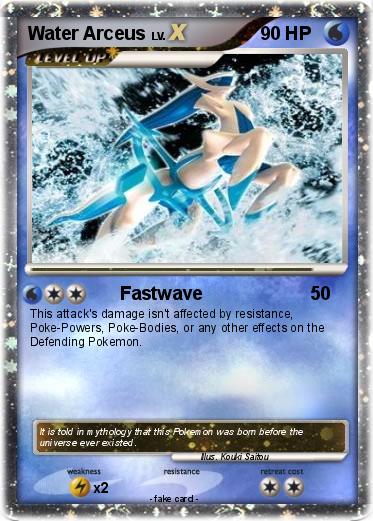 Pokemon Water Arceus