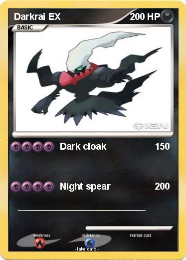 Pokemon Darkrai EX