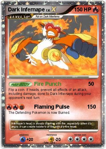 Pokemon Dark Infernape