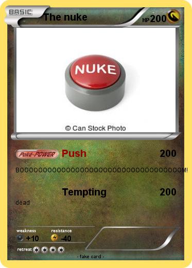 Pokemon The nuke