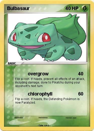 Pokemon Bulbasaur