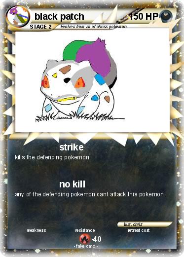 Pokemon black patch
