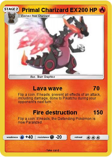 Pokemon Primal Charizard EX