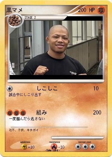 Pokemon 黒マメ