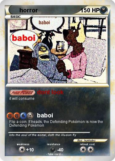Pokemon horror