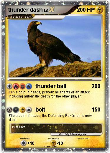 Pokemon thunder dash