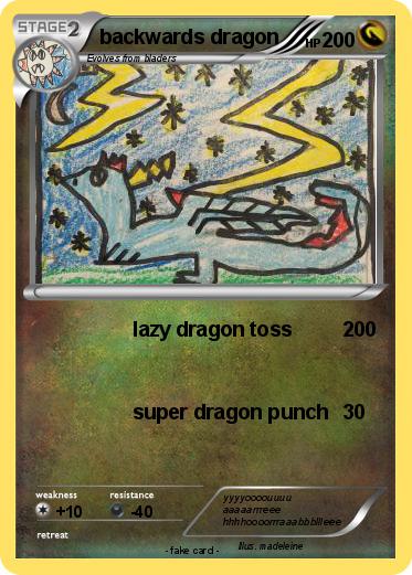 Pokemon backwards dragon
