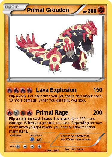 Pokemon Primal Groudon