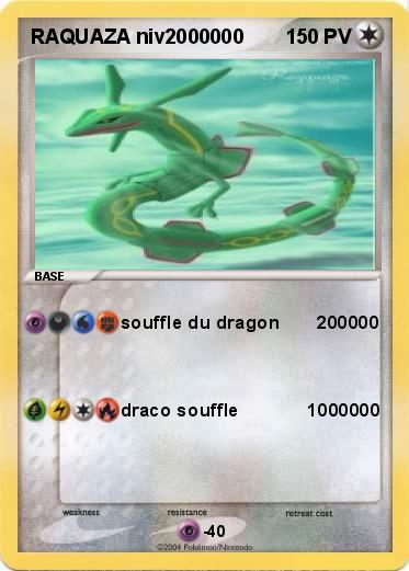Pokemon RAQUAZA niv2000000
