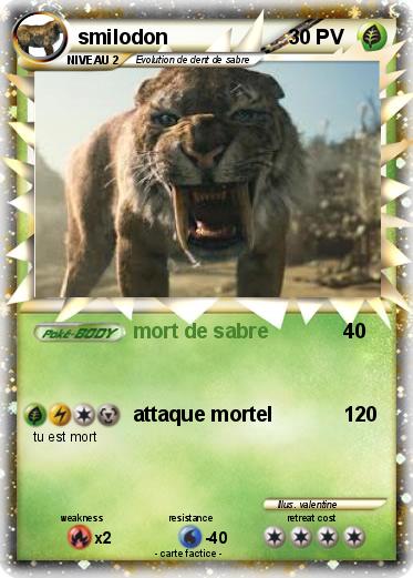 Pokemon smilodon