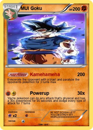 Pokemon MUI Goku
