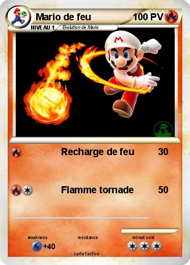 Pokemon Mario de feu