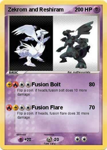 Pokemon Zekrom and Reshiram