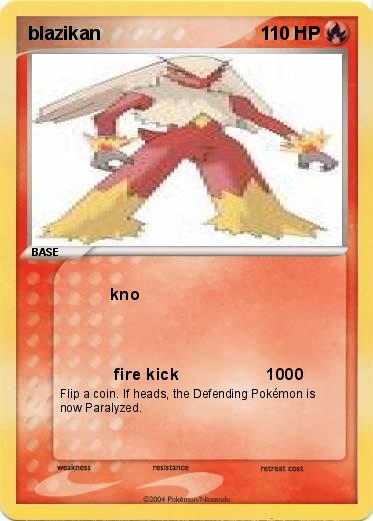 Pokemon blazikan