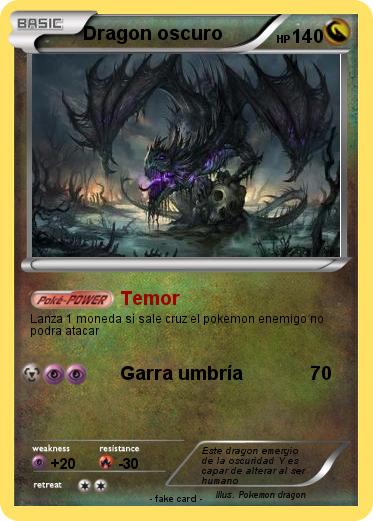 Pokemon Dragon oscuro