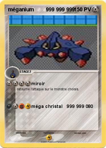 Pokemon méganium        999 999 999