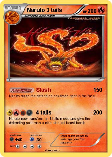 Pokemon Naruto 3 tails