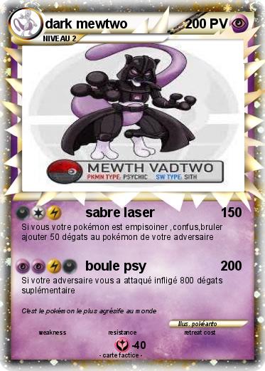 Pokemon dark mewtwo