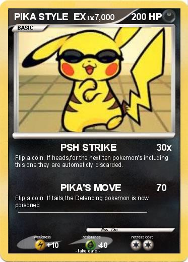 Pokemon PIKA STYLE  EX