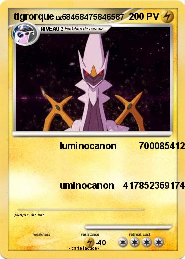 Pokemon tigrorque