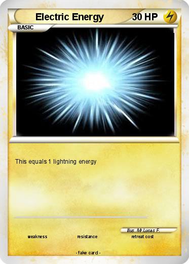 Pokemon Electric Energy