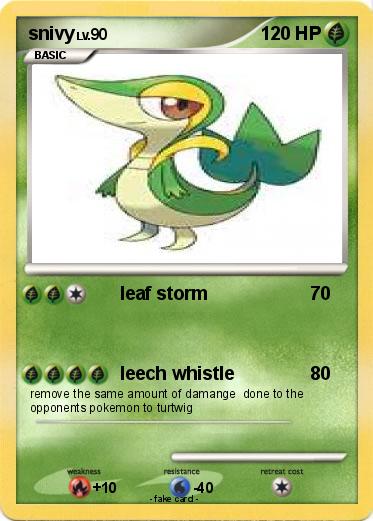Pokemon snivy