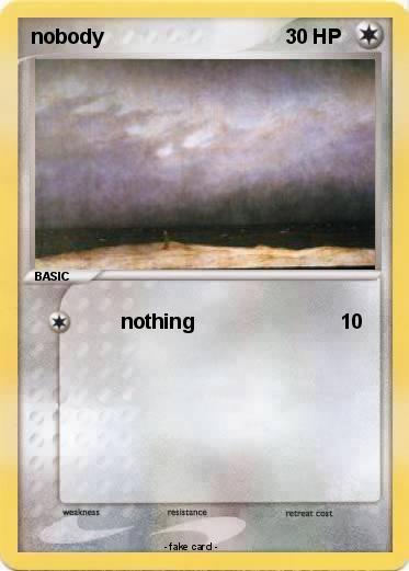 Pokemon nobody