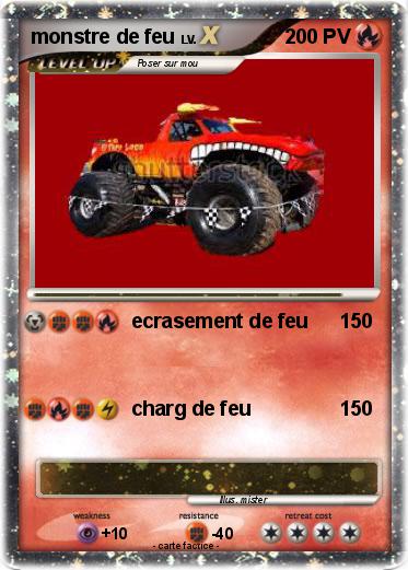 Pokemon monstre de feu