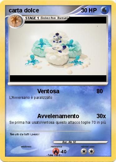 Pokemon carta dolce