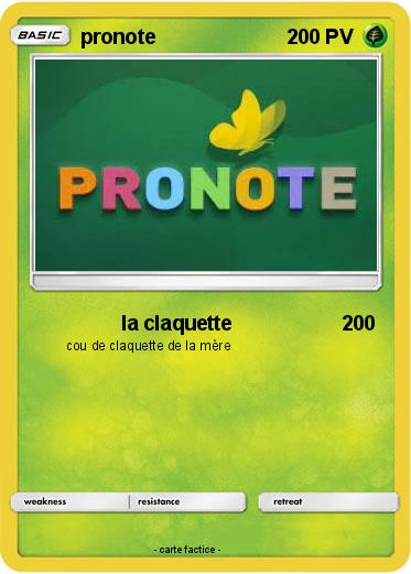 Pokemon pronote
