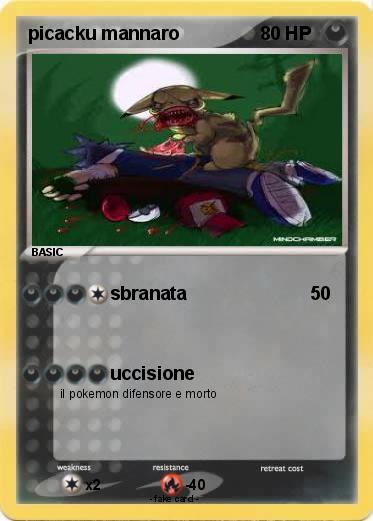 Pokemon picacku mannaro