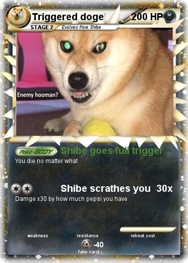 Pokemon Triggered doge