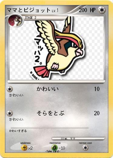 Pokemon ママとピジョット
