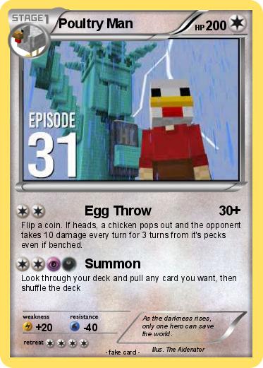 Pokemon Poultry Man