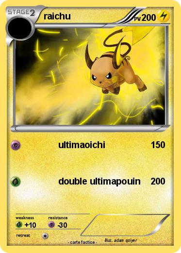 Pokemon raichu