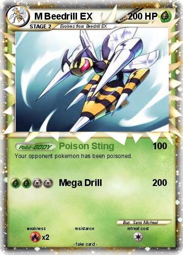 Pokemon M Beedrill EX